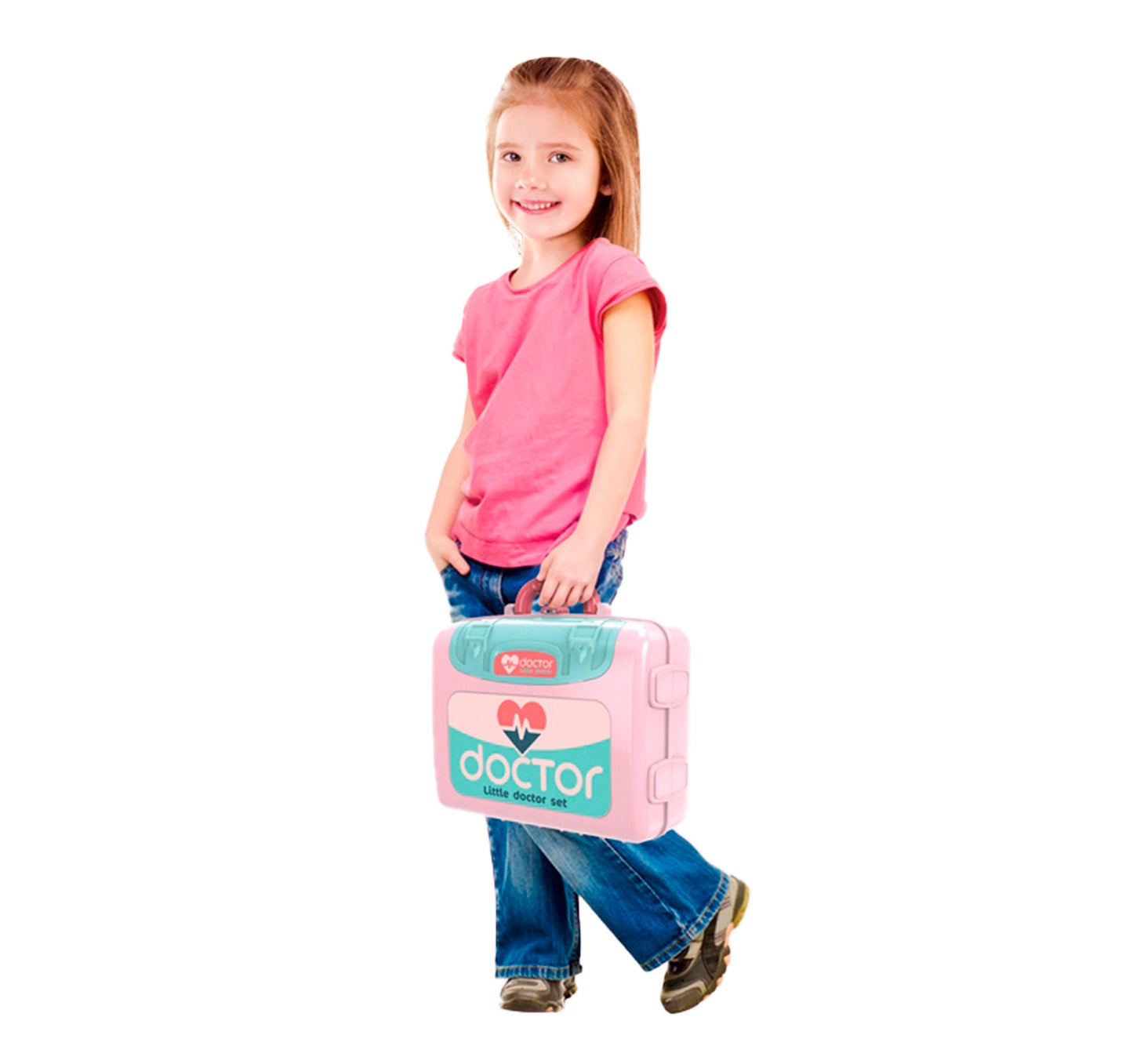 OLEOCA Children's 3 in 1 Portable Suitcase Playset - Little Doctor