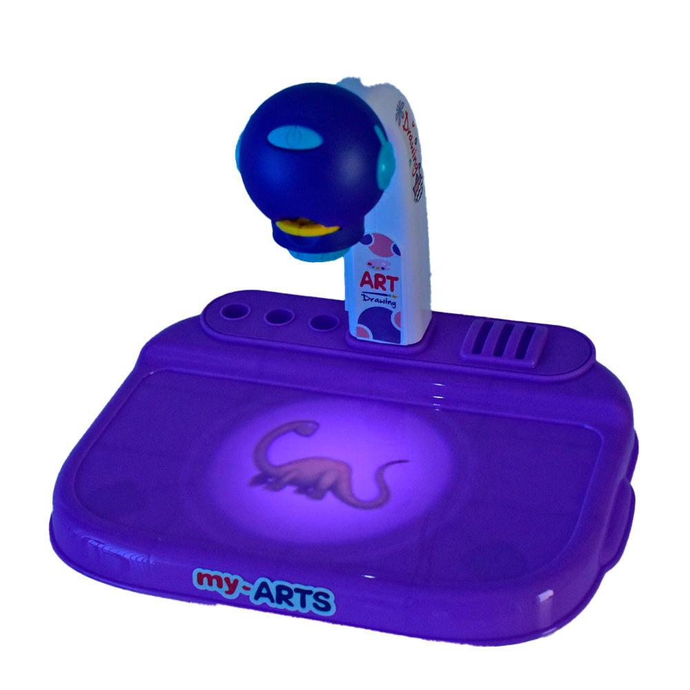 OLEOCA Children's Painting Projection Table - Projector For Drawing With Patterns, For Boys