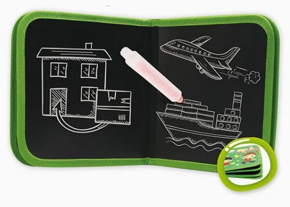 OLEOCA Children's Chalk Drawing Book - Portable Drawing Board