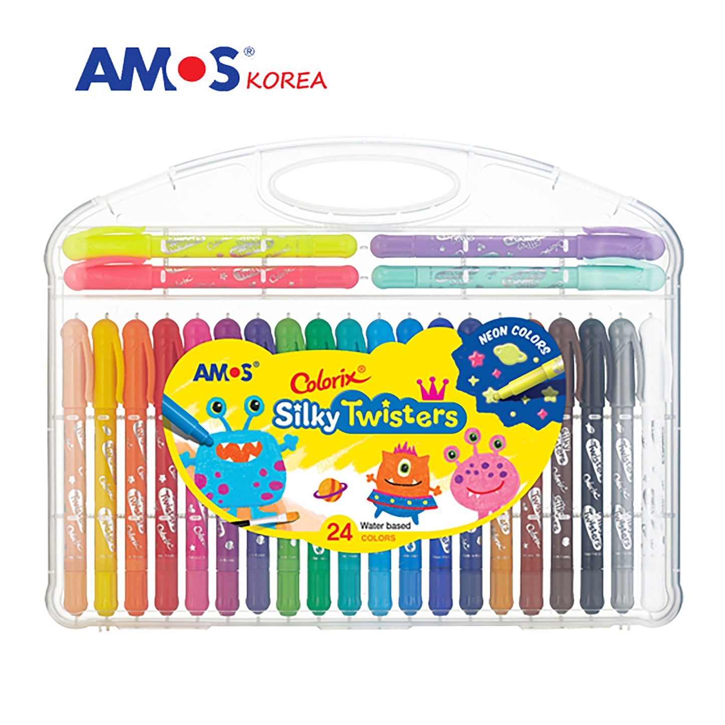 Colorful Silk Twisters: Perfect Kids Art Color pencil for Kids and Parties - OleocaToys