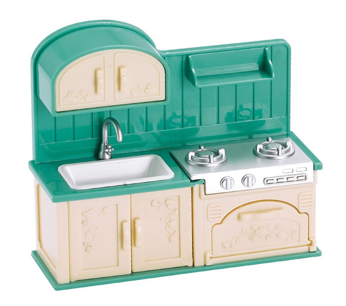 OLEOCA Family Children's Kitchen Dollhouse Playset with Accessories included