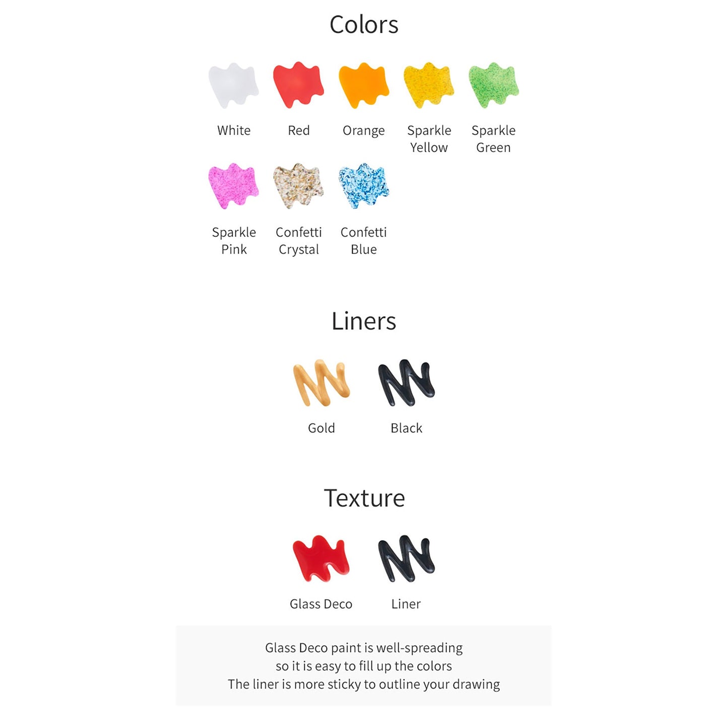 AMOS Korea GLASS DECO ICE JEWELRY KIT Stained Glass Paiting 8 Colors, Painted Braslets, Rings and Art Deco, DIY kit for Girls