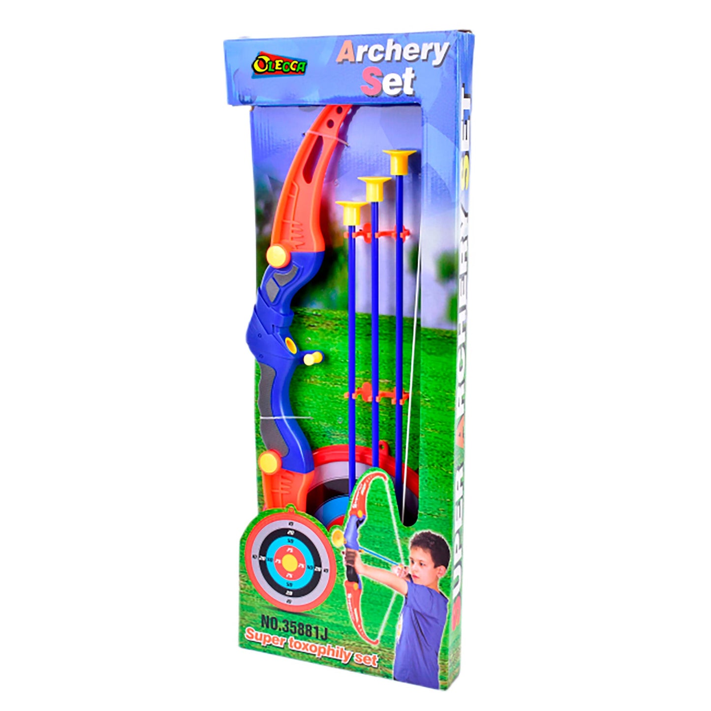 OLEOCA Children's Archery Sport Set - Bow and Arrows, Indoor and Outdoor