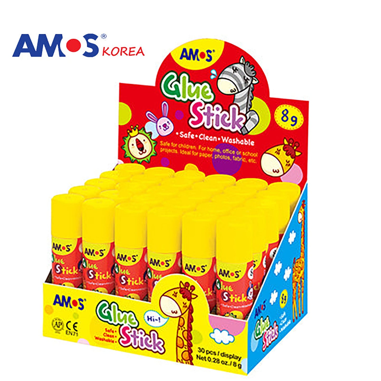 Amos Non-Toxic Glue Stick - Acid-Free Design