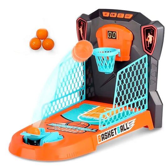 OLEOCA Children's Real Action Desktop Basketball Shooting Set, Family Game