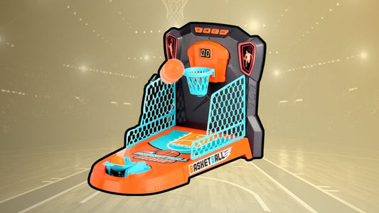 OLEOCA Children's Real Action Desktop Basketball Shooting Set