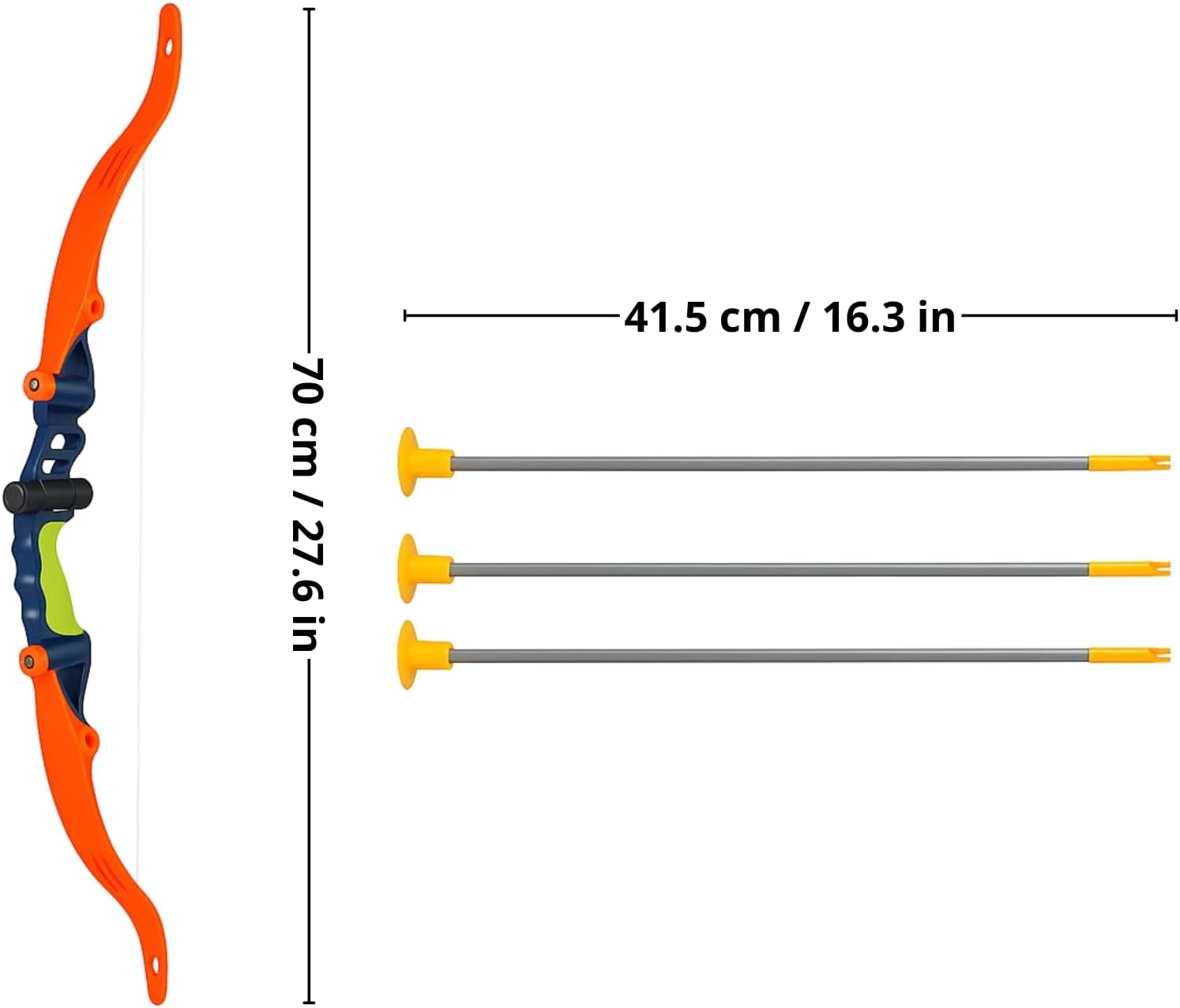 Archery Set for Kids — Toy Bow and Arrow with Laser Sight & Suction Cup Arrows – Indoor & Outdoor Activity, Gift for Boys Ages 3+ OleocaToys