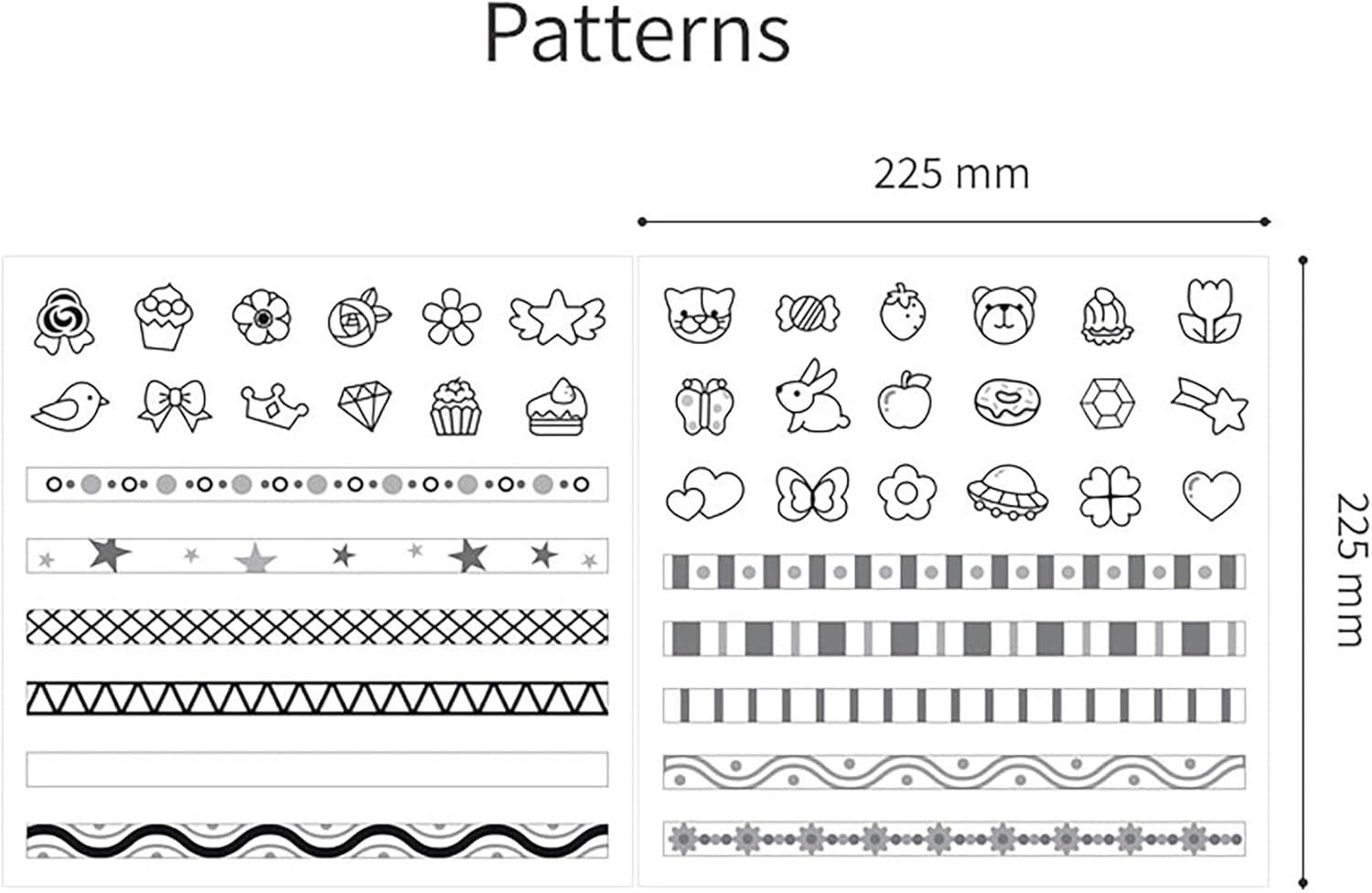 AMOS Glass Deco Ice Jewelry Making Kit for Kids — 10.5 ml x 8 Colors — Black & Gold Liners, 2 Vinyl Sheets & Templates, 5 Rings & 3 Bracelets, Make Your Own Jewelry OleocaToys