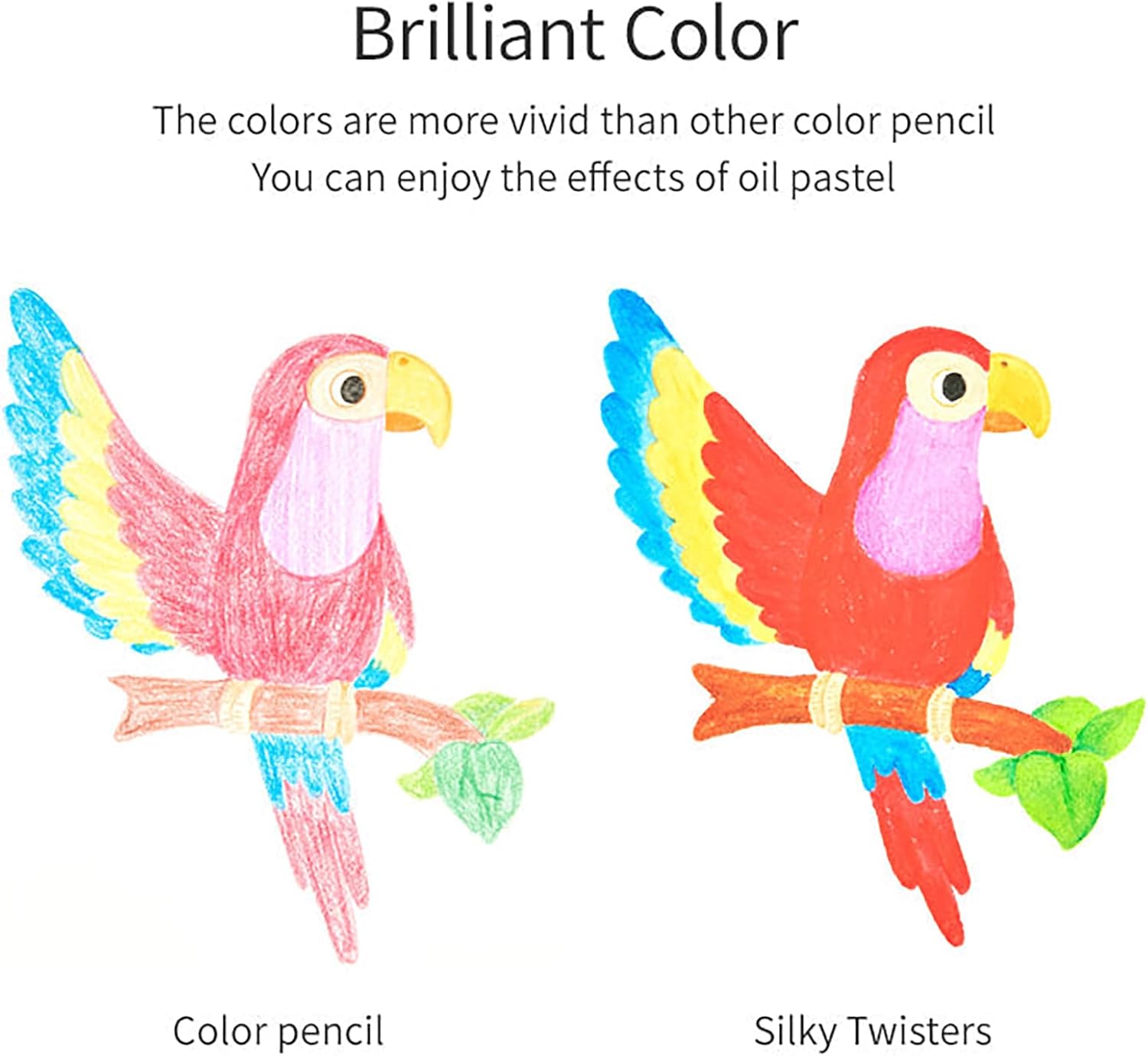 COLORIX Twistable Crayons — 24 Silky Gel Colors, Non Toxic Crayons for Kids, Twist Up Design Easy to Hold for Travel, Drawing, Arts & Crafts, Gifts & School Supplies OleocaToys