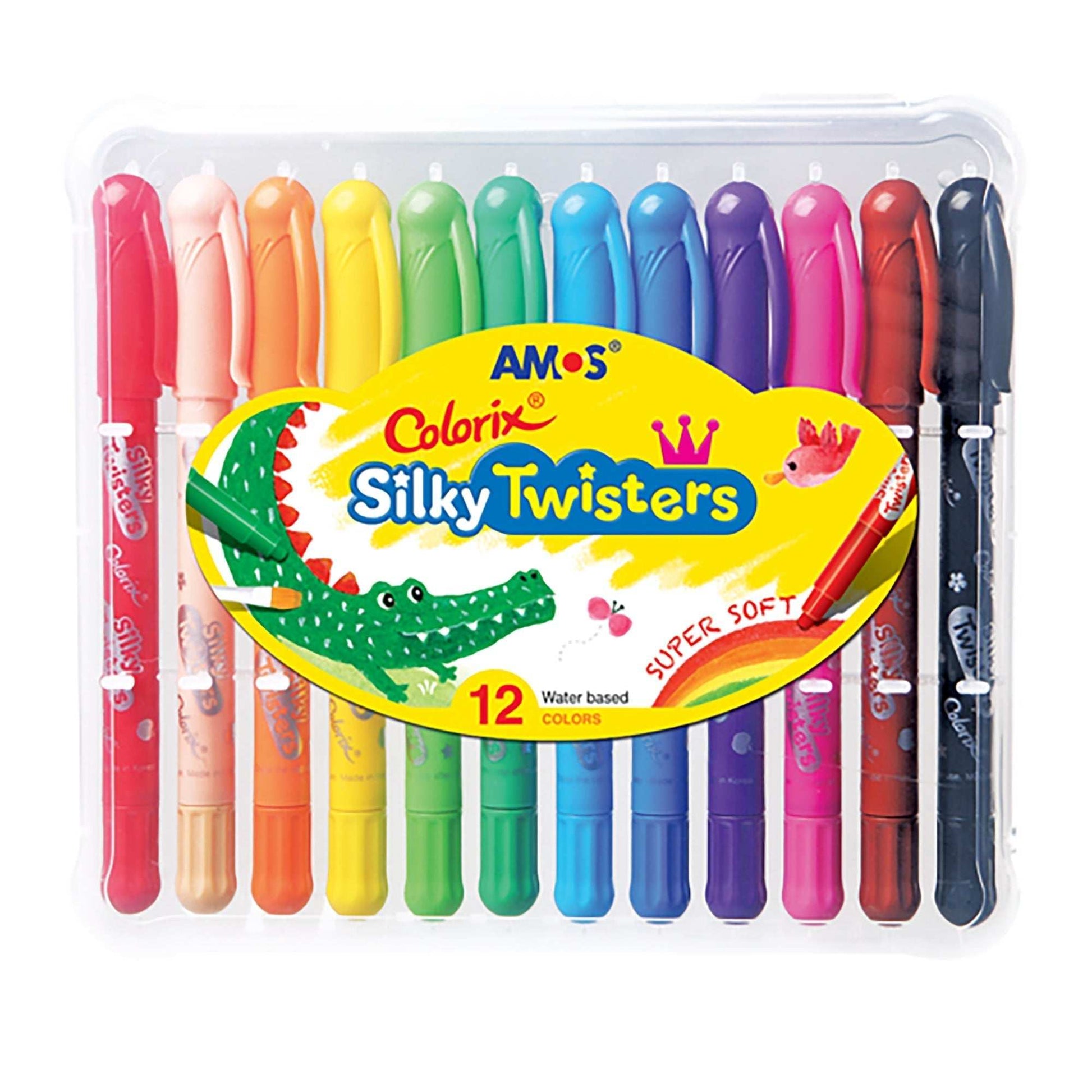 Colorful Silk Twisters: Perfect Art Color pencil for Kids and Parties - OleocaToys