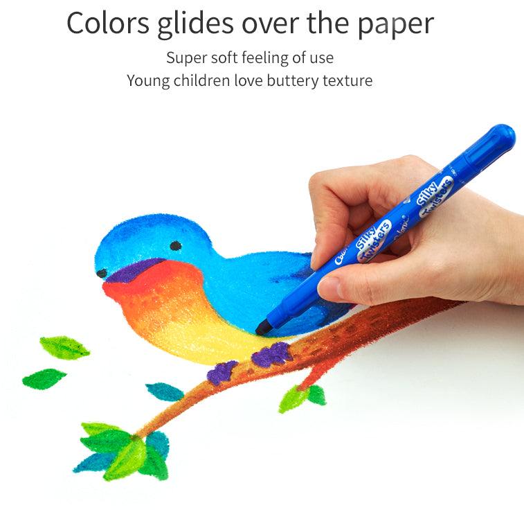 Colorful Silk Twisters: Perfect Art Color pencil for Kids and Parties - OleocaToys