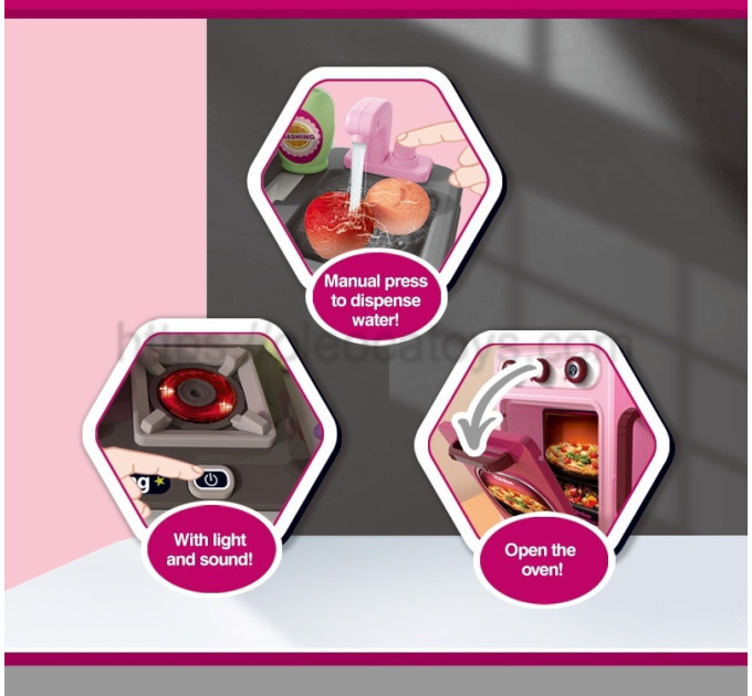 The Chef Kitchen Real Action Play Set