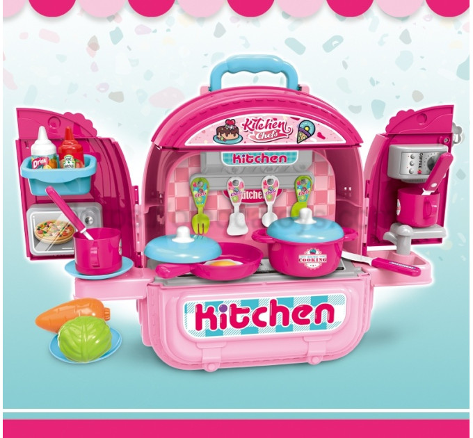Kitchen Play Set Kids Bag