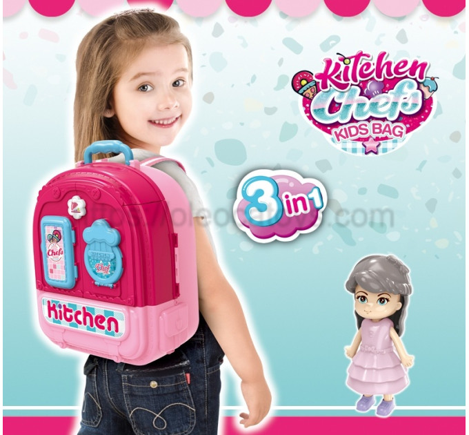 Kitchen Play Set Kids Bag