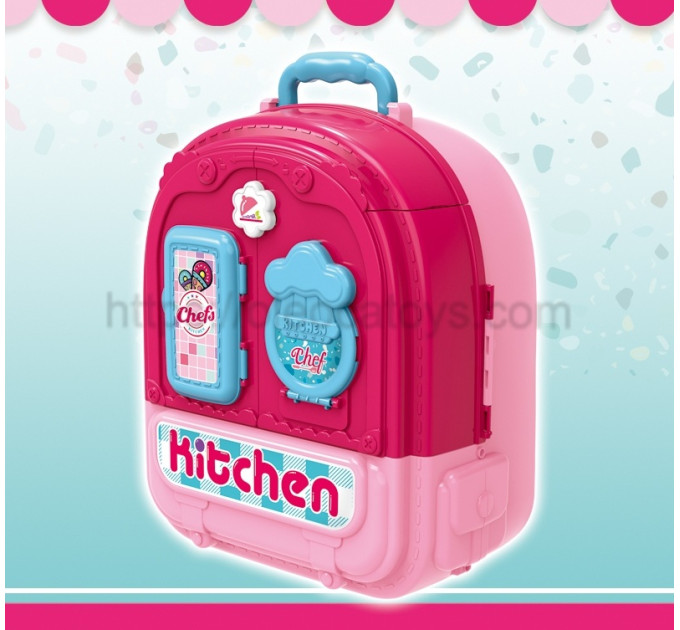 Kitchen Play Set Kids Bag