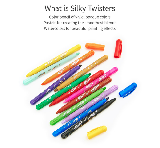 Colorful Silk Twisters: Perfect Art Supply for Kids and Parties