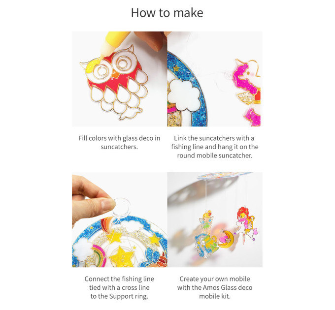 DIY Baby Mobile Kit with Glass Crafts - Create Your Own Nursery Mobile!