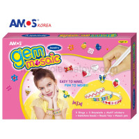 Crafty Christmas Delight: DIY Gem Mosaic Set for Creative Girls' Art Projects