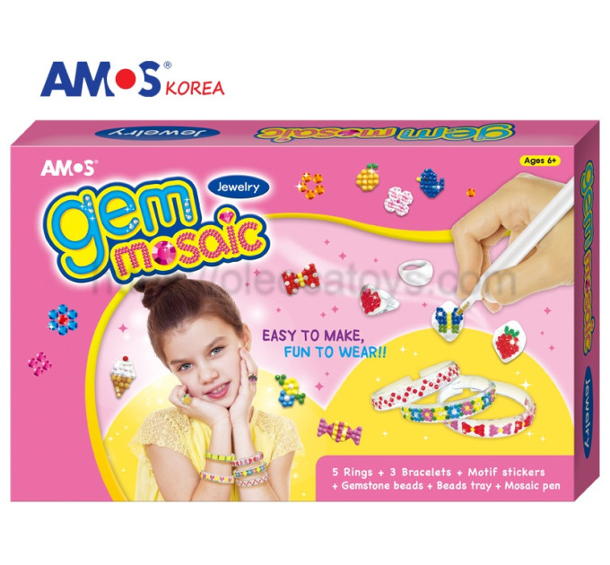 Crafty Christmas Delight: DIY Gem Mosaic Set for Creative Girls' Art Projects